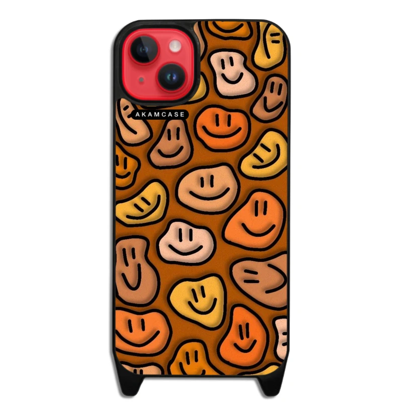 کاور آکام مدل AMCWLA15PLUS-HAPPY FACE11 مناسب برای گوشی موبایل اپل iPhone 15 Plus