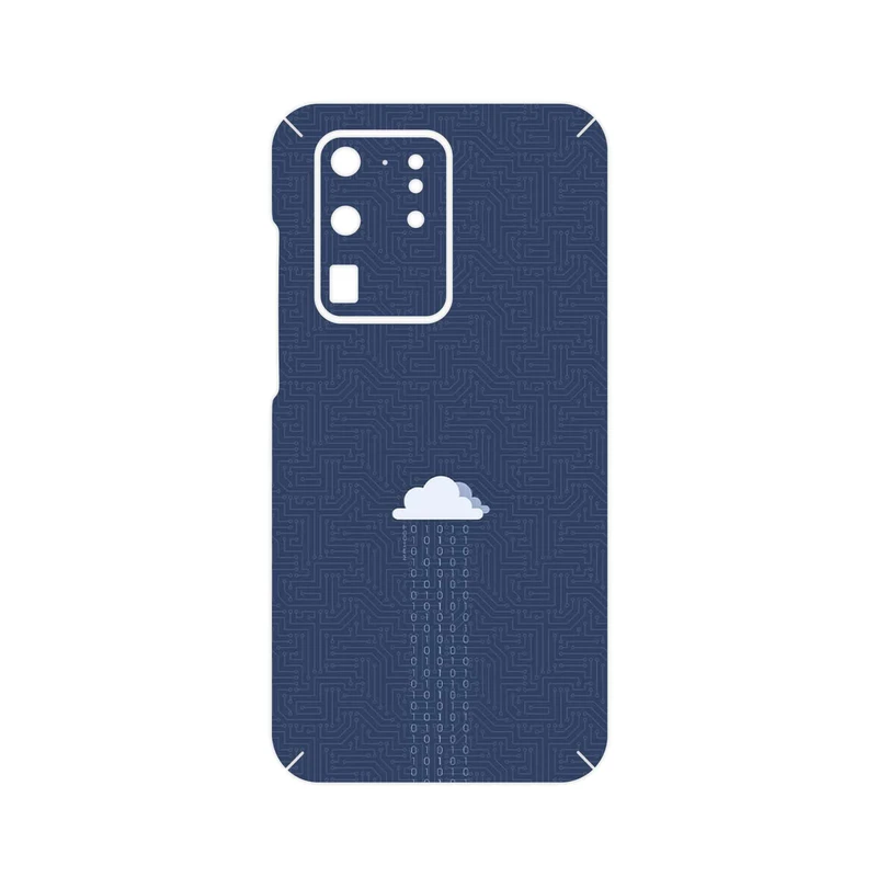 برچسب پوششی ماهوت مدل Minimal Data Cloud مناسب برای گوشی موبایل سامسونگ Galaxy S20 Ultra