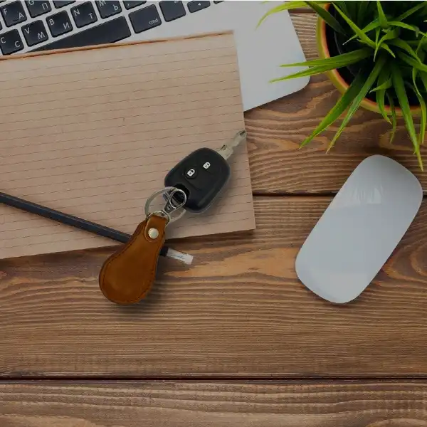 جاکلیدی مدل چرم قلاب دار کد11