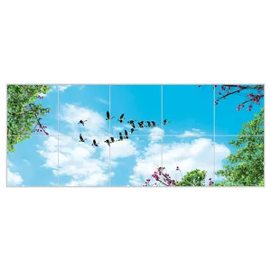  تایل آسمان مجازی بنی دکو مدل UV85 سایز 60x60 سانتی متر مجموعه 10 عددی 