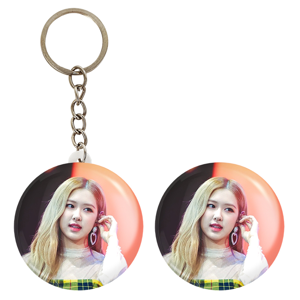 پیکسل خندالو مدل رزی بلک پینک کد 14436 به همراه جاکلیدی