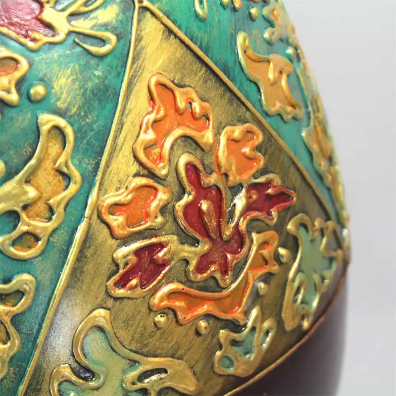 گلدان سفالی طرح دکوری مدل نقش برجسته