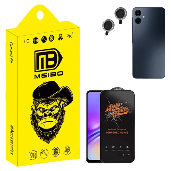 محافظ صفحه نمایش میبو مدل Antistatic Touch مناسب برای گوشی موبایل سامسونگ galaxy a06 به همراه محافظ لنز