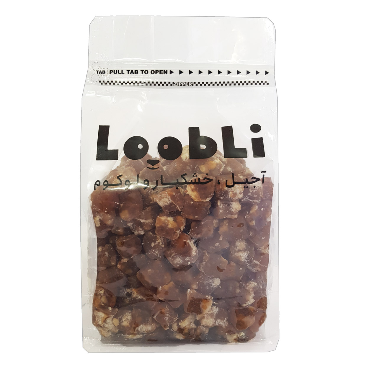 لوکوم حبه خرما 50 درصد مغز لوبلی - 250گرم