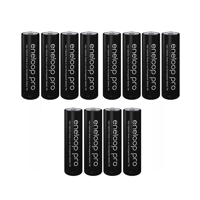 باتری قلمی قابل شارژ پاناسونیک مدل Eneloop Pro بسته 12 عددی 
