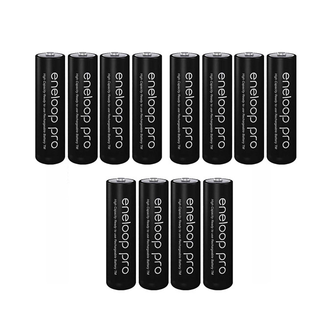 باتری قلمی قابل شارژ پاناسونیک مدل Eneloop Pro بسته 12 عددی 