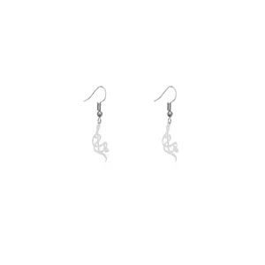 گوشواره نقره زنانه هایکا طرح مامان مدل n.ha268