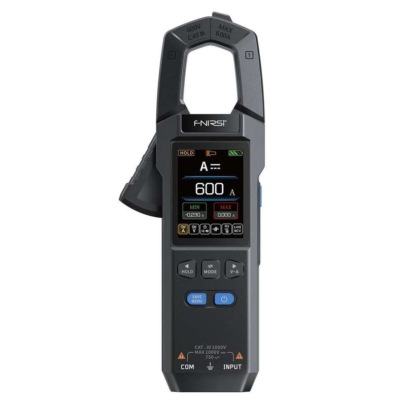 مولتی‌ متر کلمپی دیجیتال 600 آمپر فنیرسی مدل DMC-100