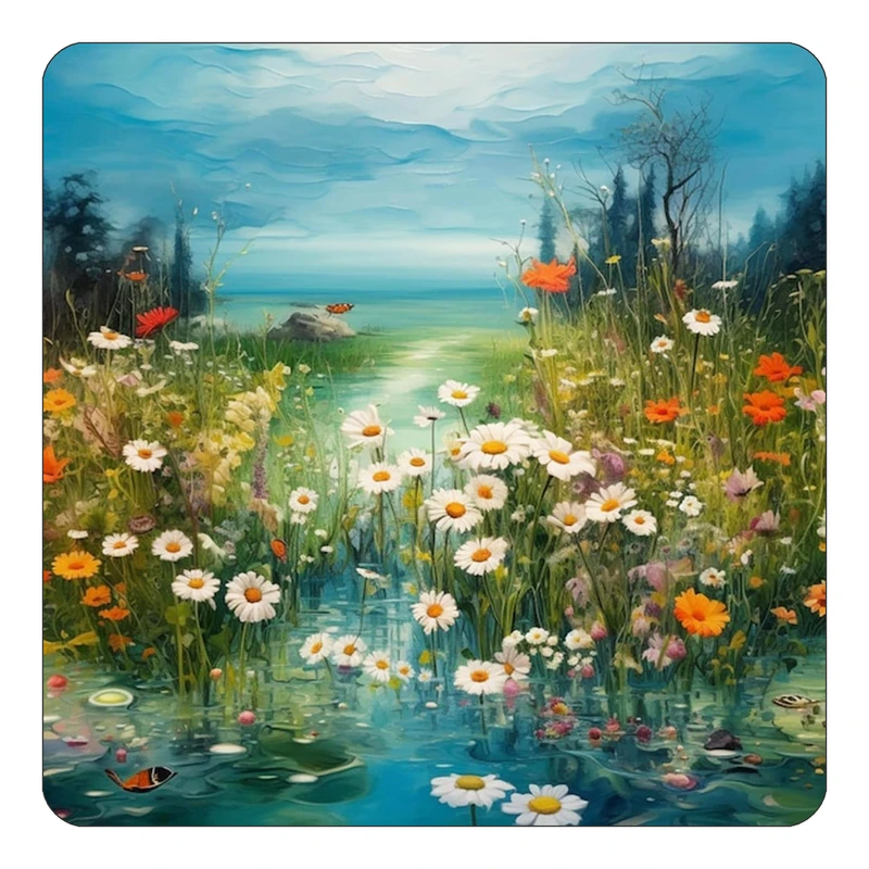 مگنت کاکتی طرح نقاشی رنگ روغن مدل mp71991