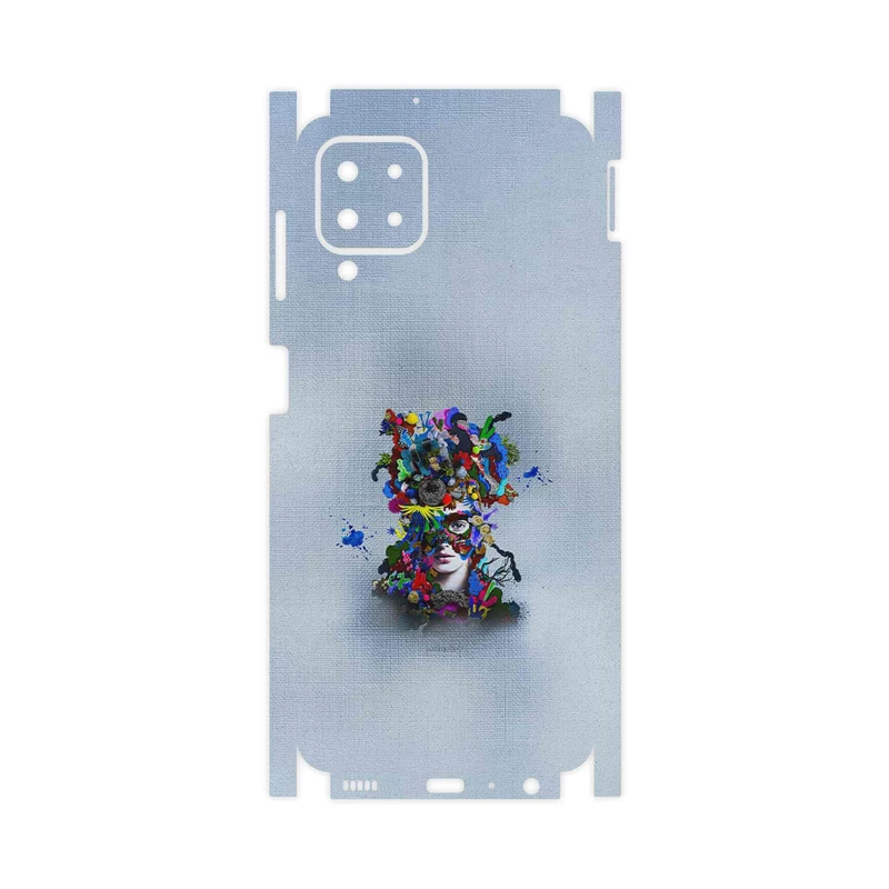 برچسب پوششی ماهوت مدل Collage of surreal Portrait of Women 4-FullSkin مناسب برای گوشی موبایل سامسونگ Galaxy A22 4G