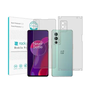 Rockspace clear screen protector HyGEL model suitable for OnePlus 9RT mobile phone with back protector