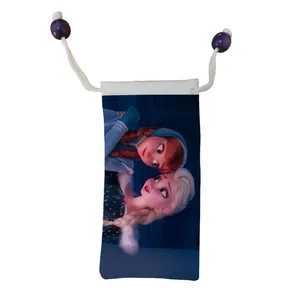 کاور عینک اطلس آبی طرح کارتون فروزن آنا و السا مدل KE1277