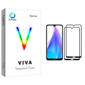 Junbo Viva Glass Screen Protector For Xiaomi Redmi Note 8T Pack Of 2