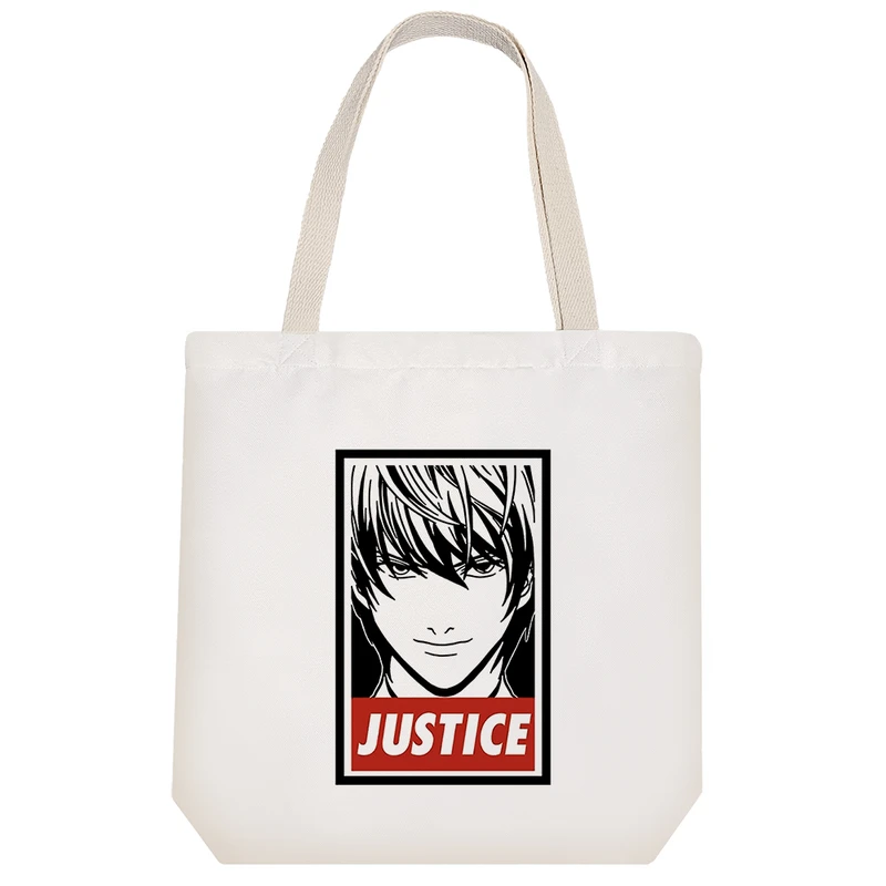 ساک خرید خندالو طرح جاستیس انیمه سگهای ولگرد بانگو کد H358