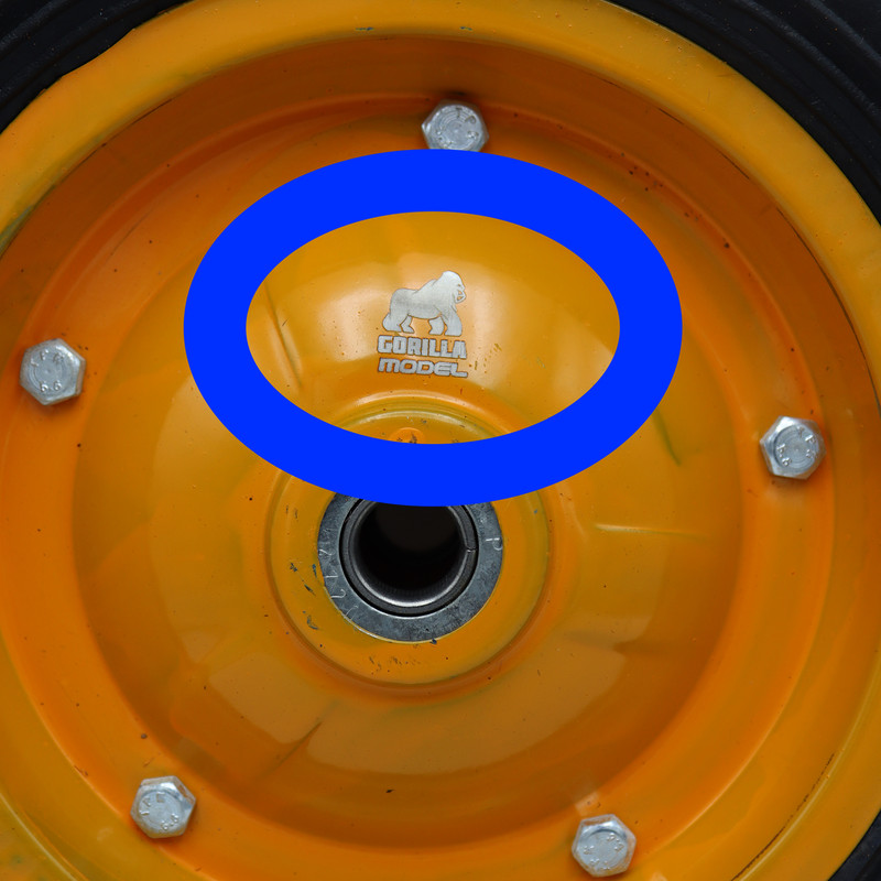 چرخ فرغون مدل گوریلا کد YP-Z-ALA-350-8