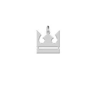 آویز گردنبند نقره زنانه ترمه 1طرح تاج کد E401