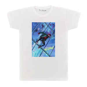 تی شرت آستین کوتاه بچگانه پرمانه طرح مرد عنکبوتی کد pmt.6793