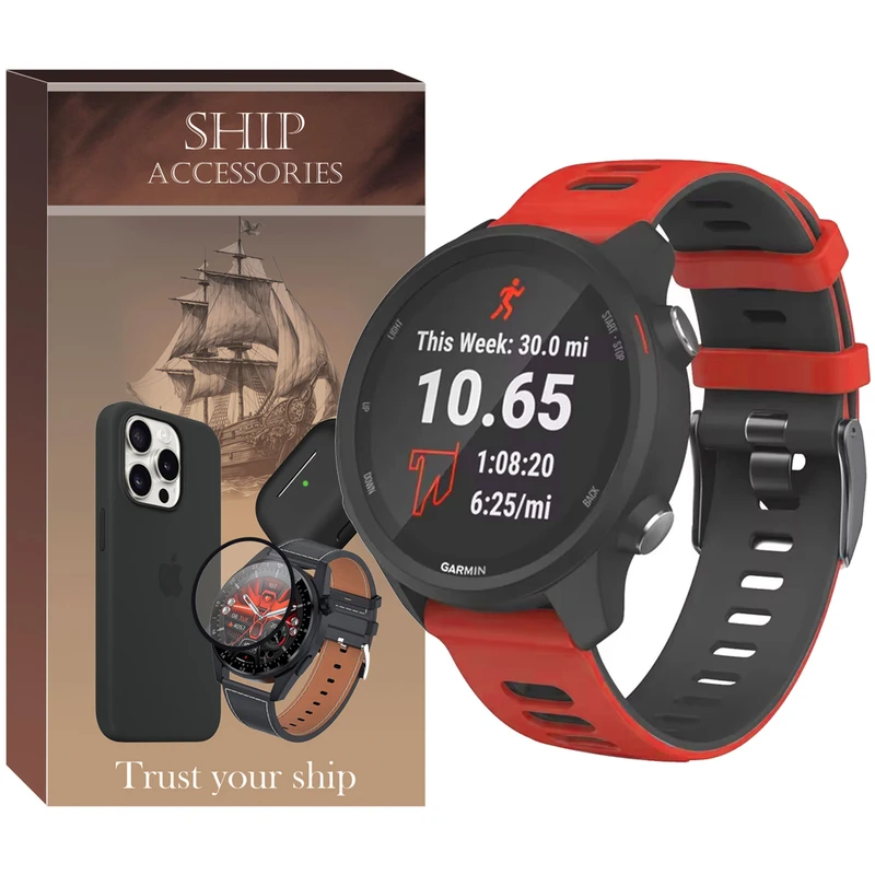 بند شیپ مدل Hike Dual Color SH مناسب برای ساعت هوشمند گارمین Vivoactive / Vivoactive 3 / Vivoactive HR / Luxe / Venu SQ