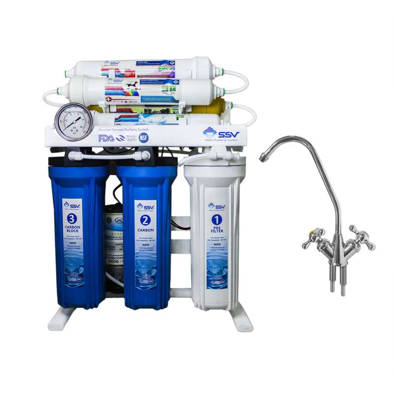 دستگاه تصفیه کننده آب اس اس وی مدل MaxBlue 2wx800 به همراه شیر تصفیه آب