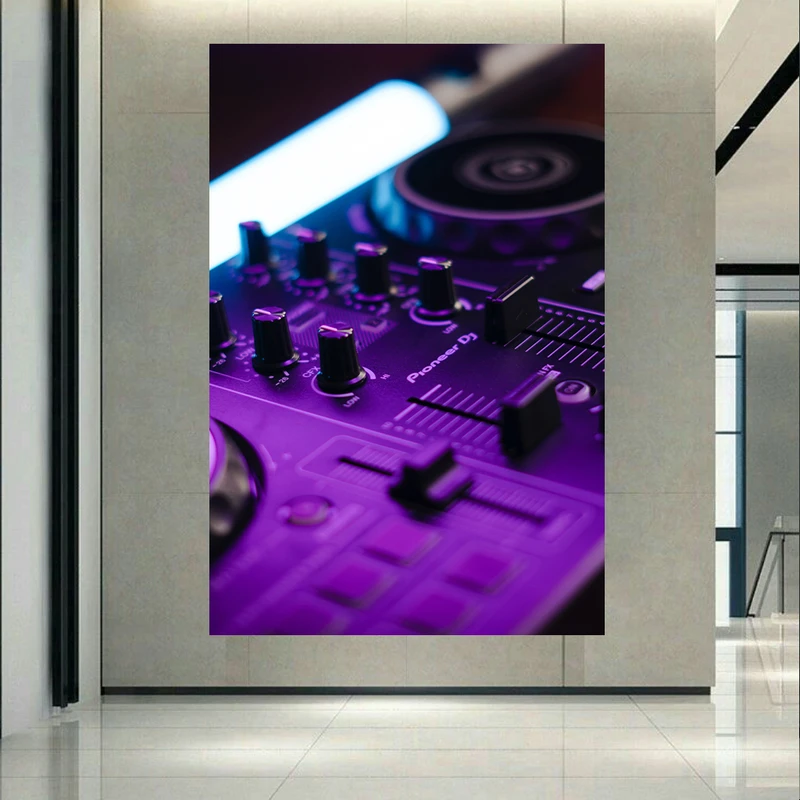 پوستر پارچه ای طرح موزیک مدل دیجی کد AR30758