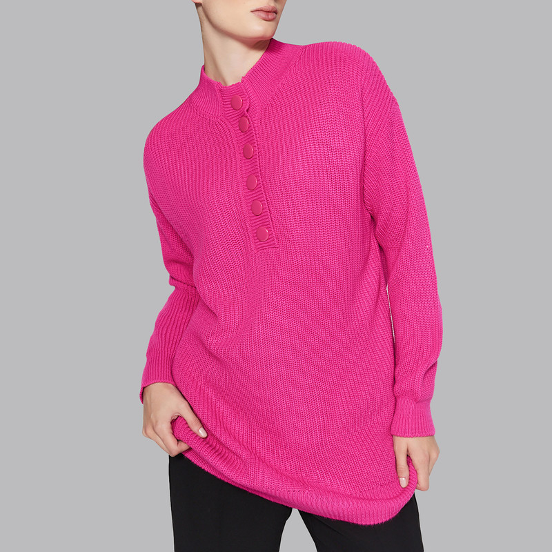 پلیور یقه ایستاده زنانه ترندیول مدل 745165323