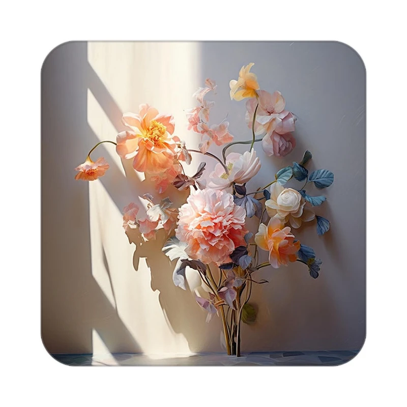 زیر لیوانی کاکتی طرح گل مدل mp16123