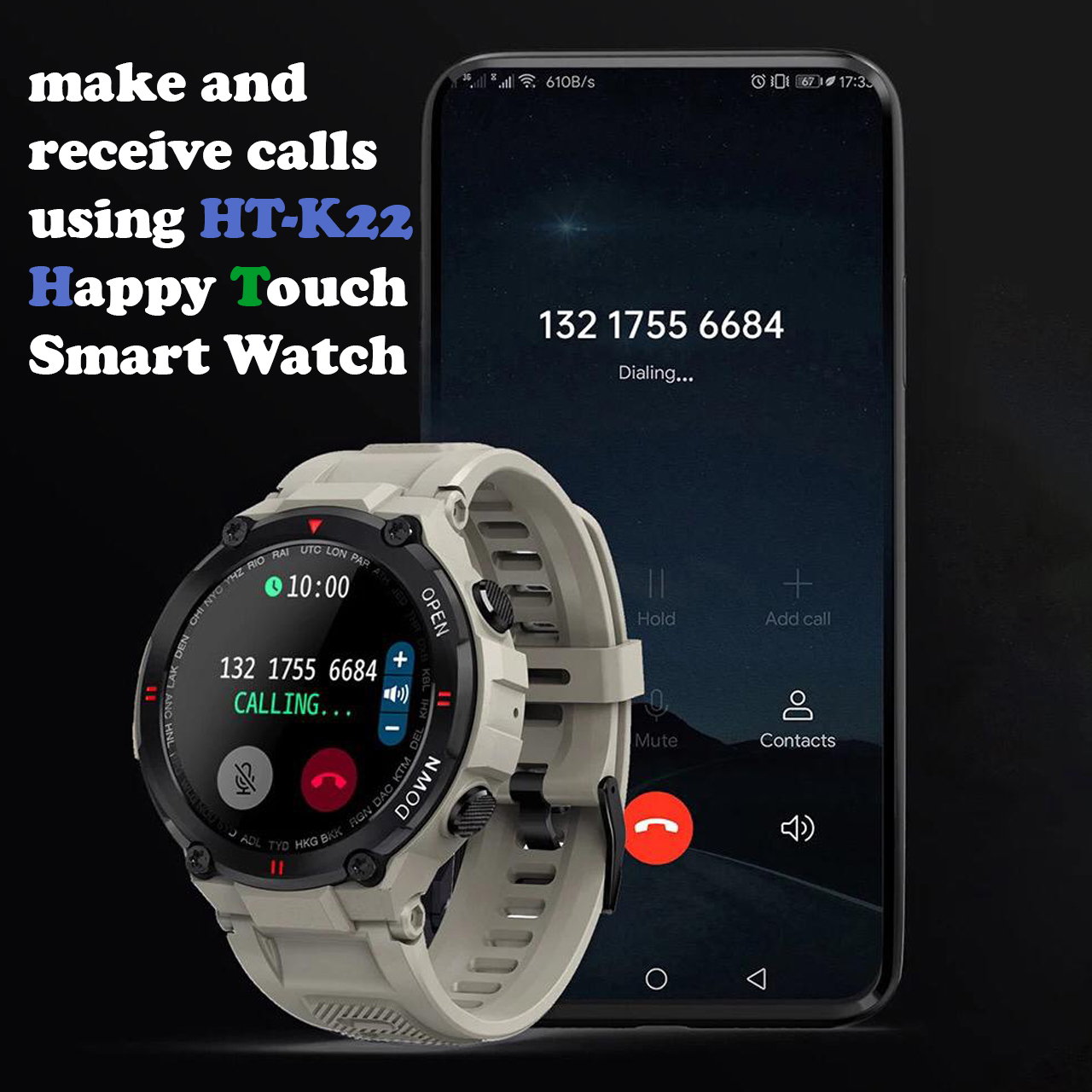 مشخصات، قیمت و خرید ساعت هوشمند هپی تاچ مدل HT-K22 | دیجی\u200cکالا