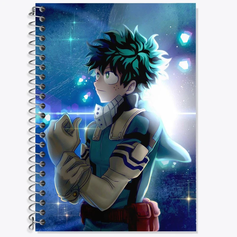 دفتر لغت 50 برگ خندالو مدل دکو انیمه آکادمی قهرمان من کد 16127