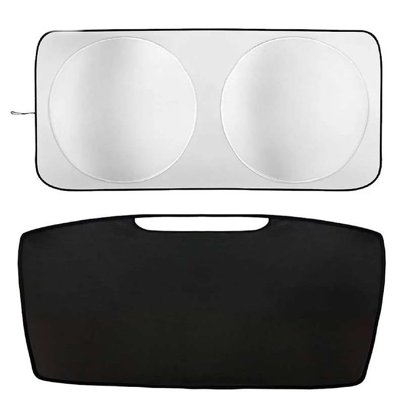 آفتاب گیر شیشه خودرو لنزووو مدل sin2 مناسب برای ساینا مجموعه 2 عددی