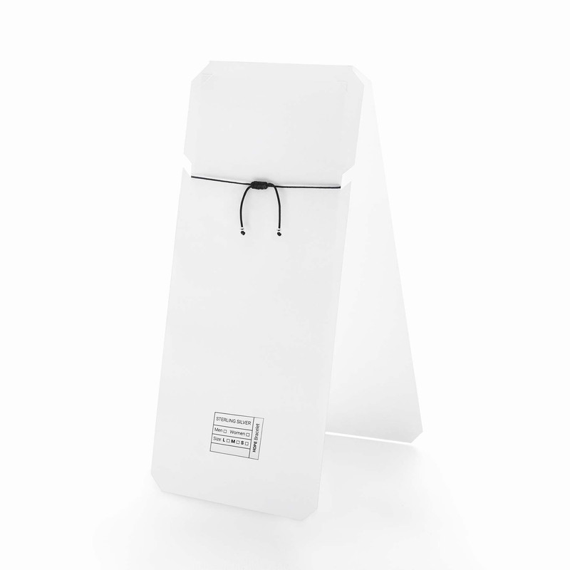 دستبند نقره مدل مورس امید