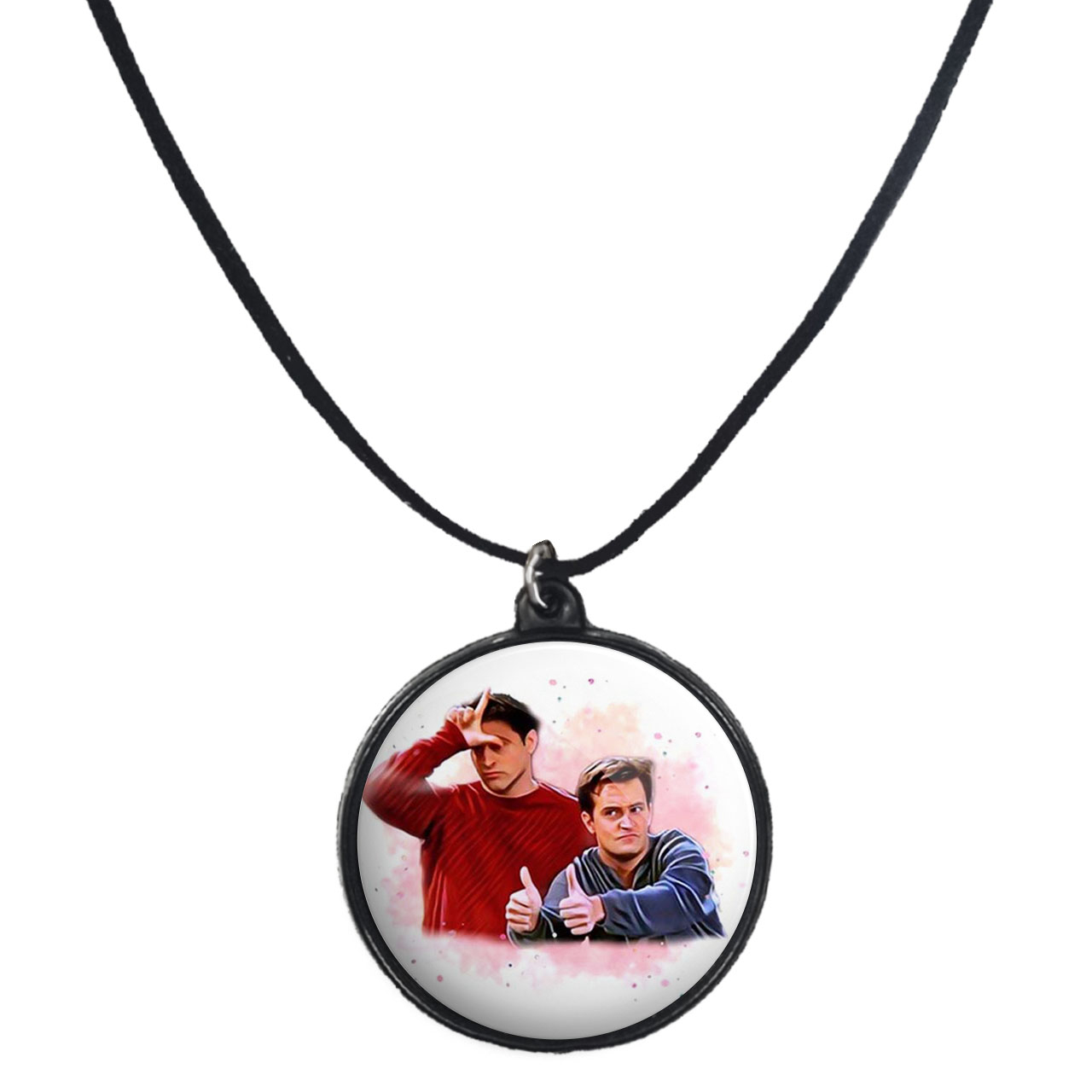 گردنبند پرمانه طرح فرندز کد pmb.8208 مدل دو طرفه