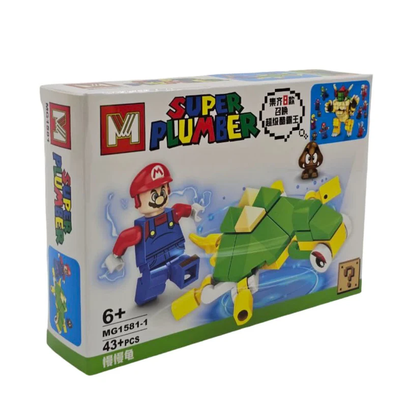 ساختنی 43 تکه ناب سل مدل سوپر ماریو کد NAAB002