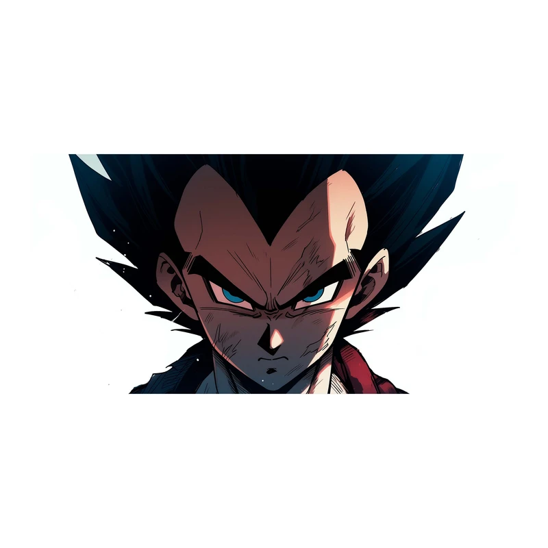 استیکر لپ تاپ و موبایل مدل انیمه طرح دراگون بال وجیتا Dragon ball Vegeta کد 3881