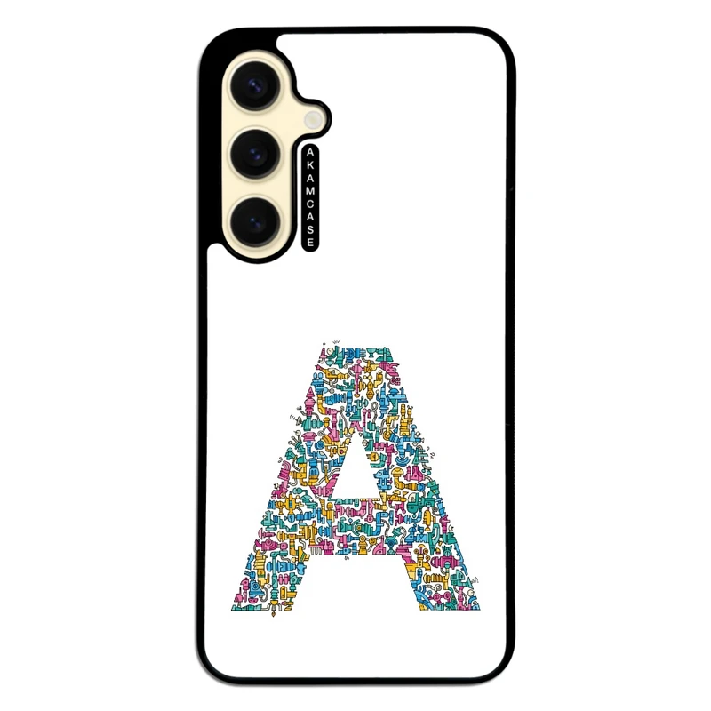 کاور آکام مدل AMC-WSGS24FE-ALPHADOODLEBET-1 مناسب برای گوشی موبایل سامسونگ Galaxy S24 FE