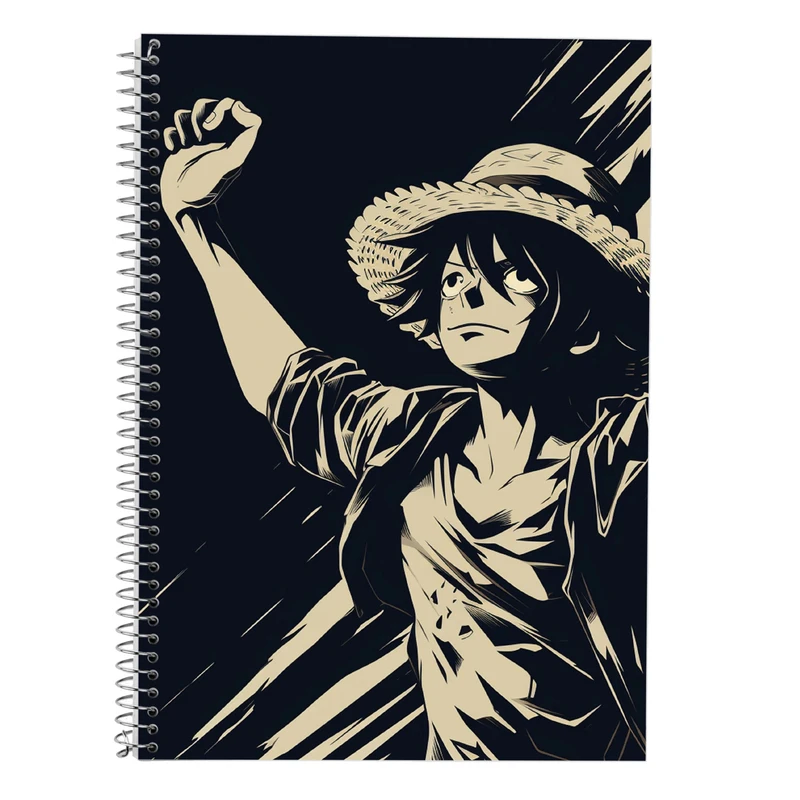 دفتر زبان 50 برگ مدوپد مدل سه خط طرح وان پیس One Piece کد DF11480