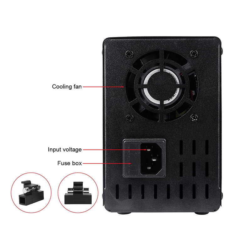 منبع تغذیه 30 ولت 10 آمپر نایس پاور مدل (BLACK) R-SPS3010