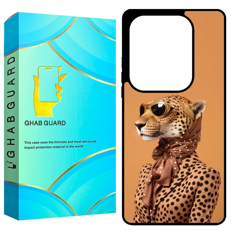 کاور قاب گارد طرح پلنگ مدل GCHPN13P مناسب برای گوشی موبایل شیائومی Redmi Note 13 Pro 4G / Poco M6 Pro 4G