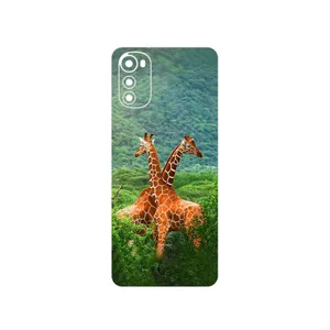 MAHOOT Giraffe Cover Sticker for Motorola Moto E32s