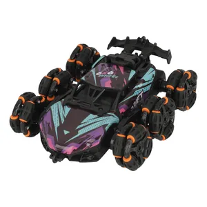 ماشین بازی کنترلی جی زد ال مدل شش چرخ پله نورد دودزا