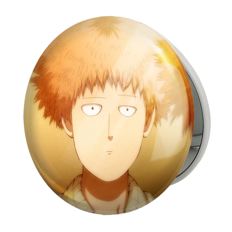 آینه جیبی خندالو طرح سایتاما انیمه مرد تک مشتی One Punch Man مدل تاشو کد 11398 