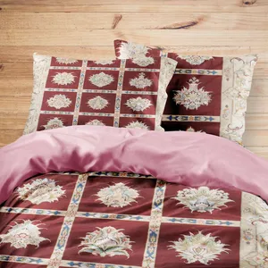 سرویس روتختی مدوپد طرح فرش تبریز مدل C-Tabriz48 یک نفره 4 تکه