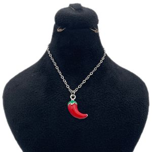 گردنبند زنانه پلاک متصل مدل استیل  فلفل KYTAKP268