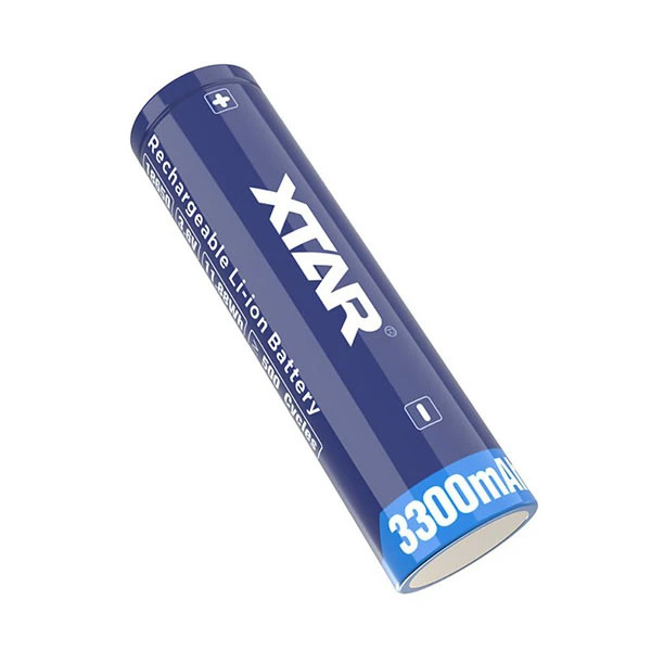 باتری لیتیوم یون قابل شارژ اکستار مدل XTAR 18650 3300mAh بسته ۲ عددی