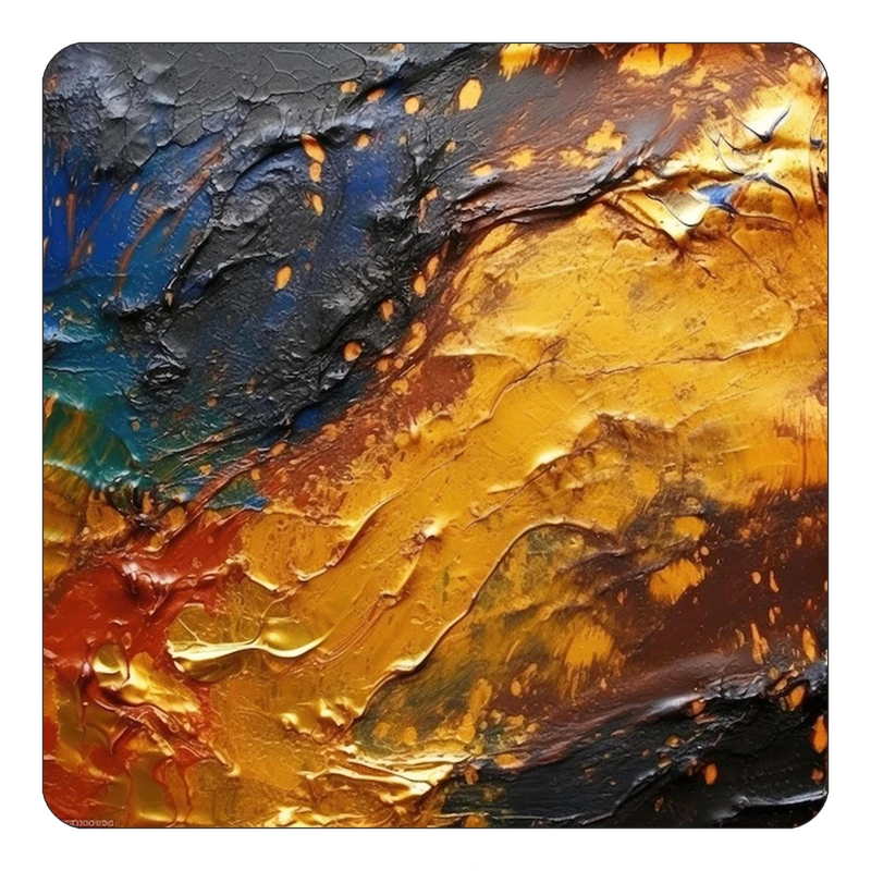 مگنت کاکتی طرح نقاشی رنگ روغن مدل mp70776