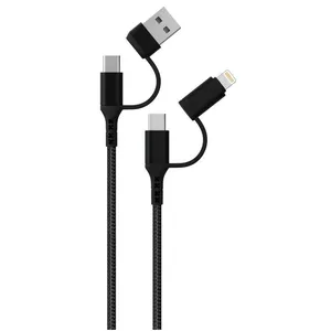 کابل تبدیل USB/USB-C به لایتنینگ/USB-C گرین مدل 22 طول 1 متر