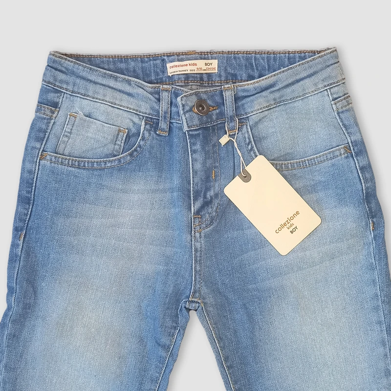 عکس شماره 3 : شلوار جین پسرانه کولزیون مدل سنگ شور ابر و بادی 307