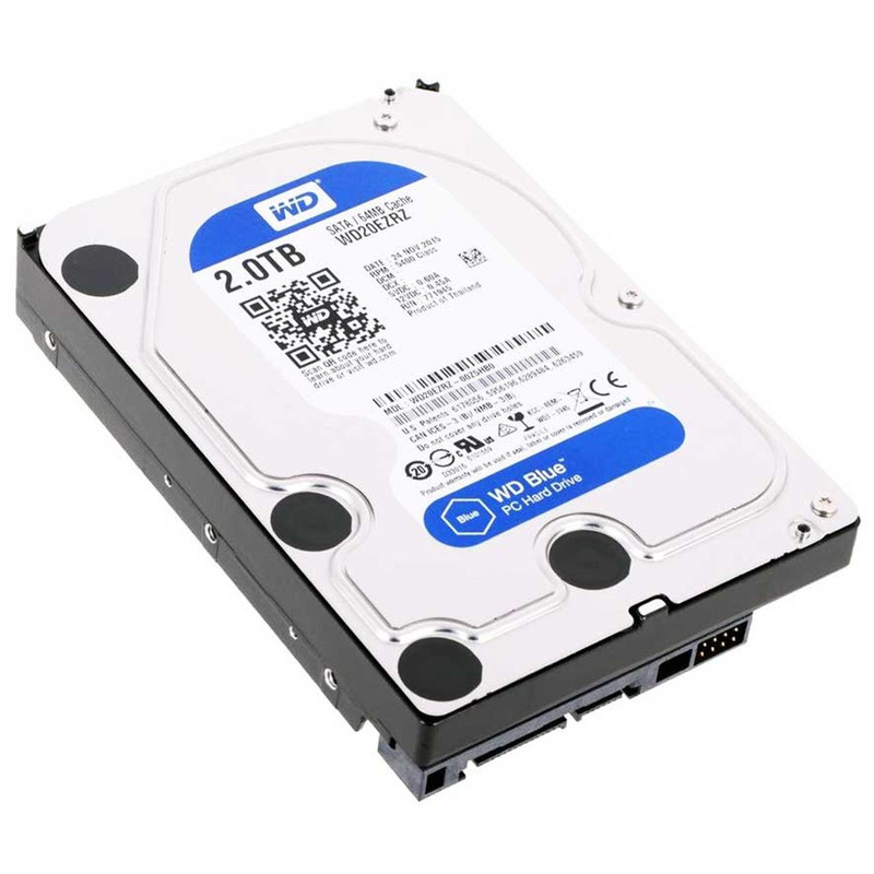 هارددیسک اینترنال وسترن دیجیتال مدل Blue WD20EZRZ ظرفیت 2 ترابایت