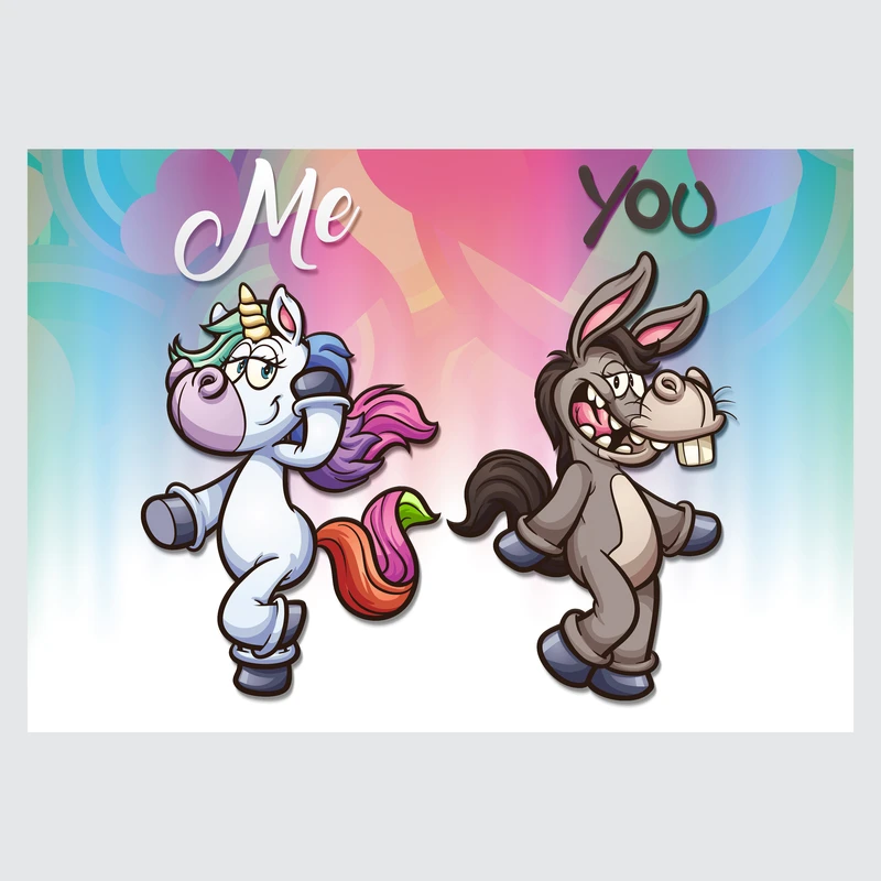 پوستر مدل یونیکورن کد 2358