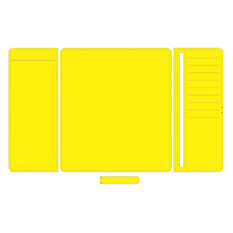 الگو طلقی چرم دوزی نگاریس الگو مدل کیف دسته چک کد 310