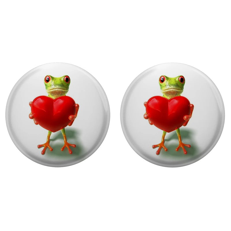 پیکسل طرح قورباغه و قلب مدل S1142 مجموعه دو عددی